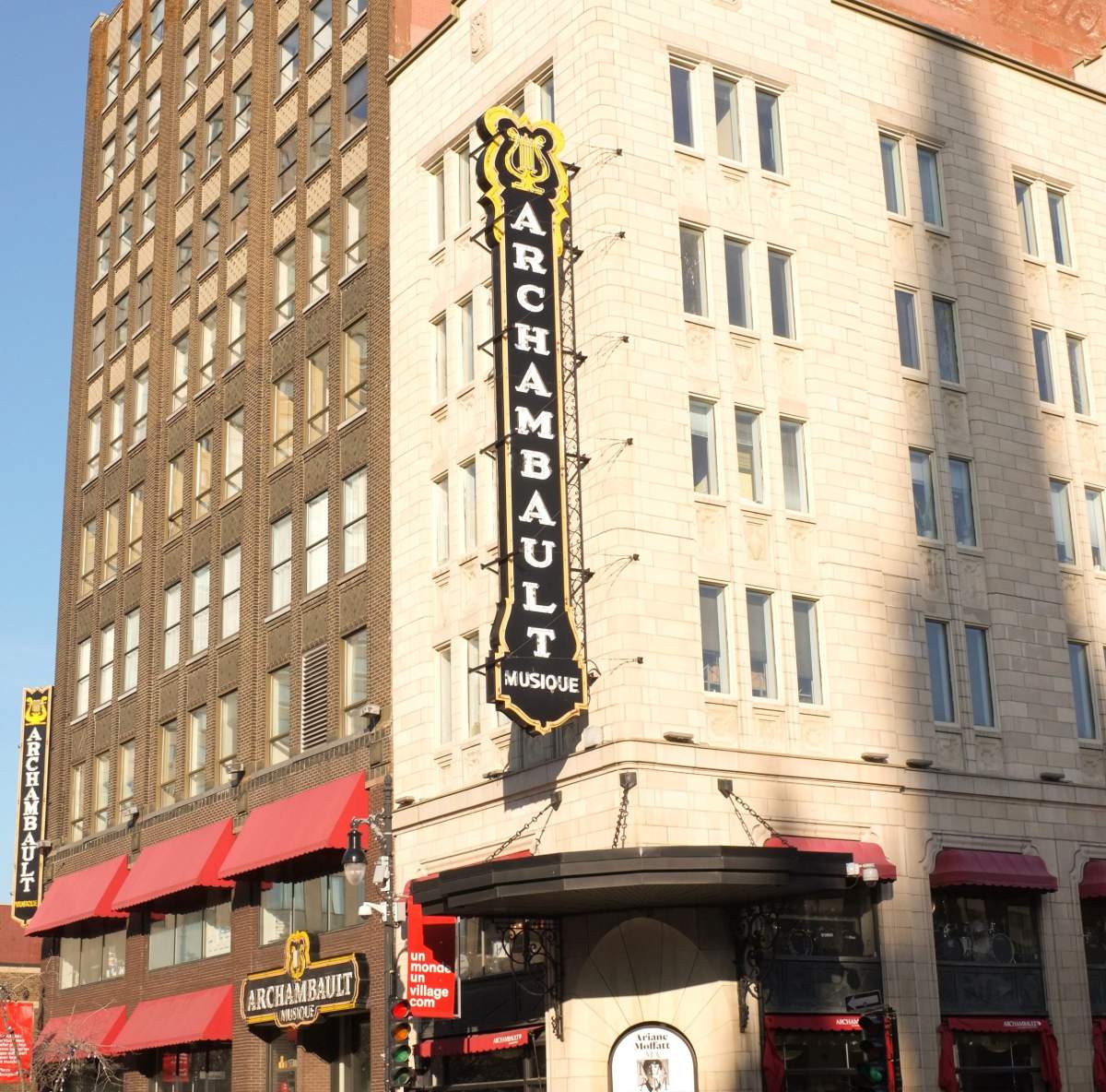 The Archambault sign is going back up in downtown Montreal. Here is what it looked like before it was taken down in 2018.