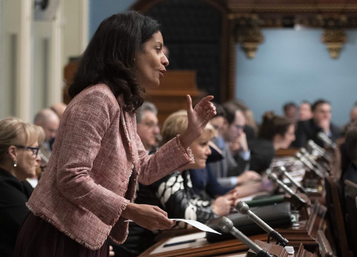 Quebec Liberal Party MNA Dominique Anglade.
