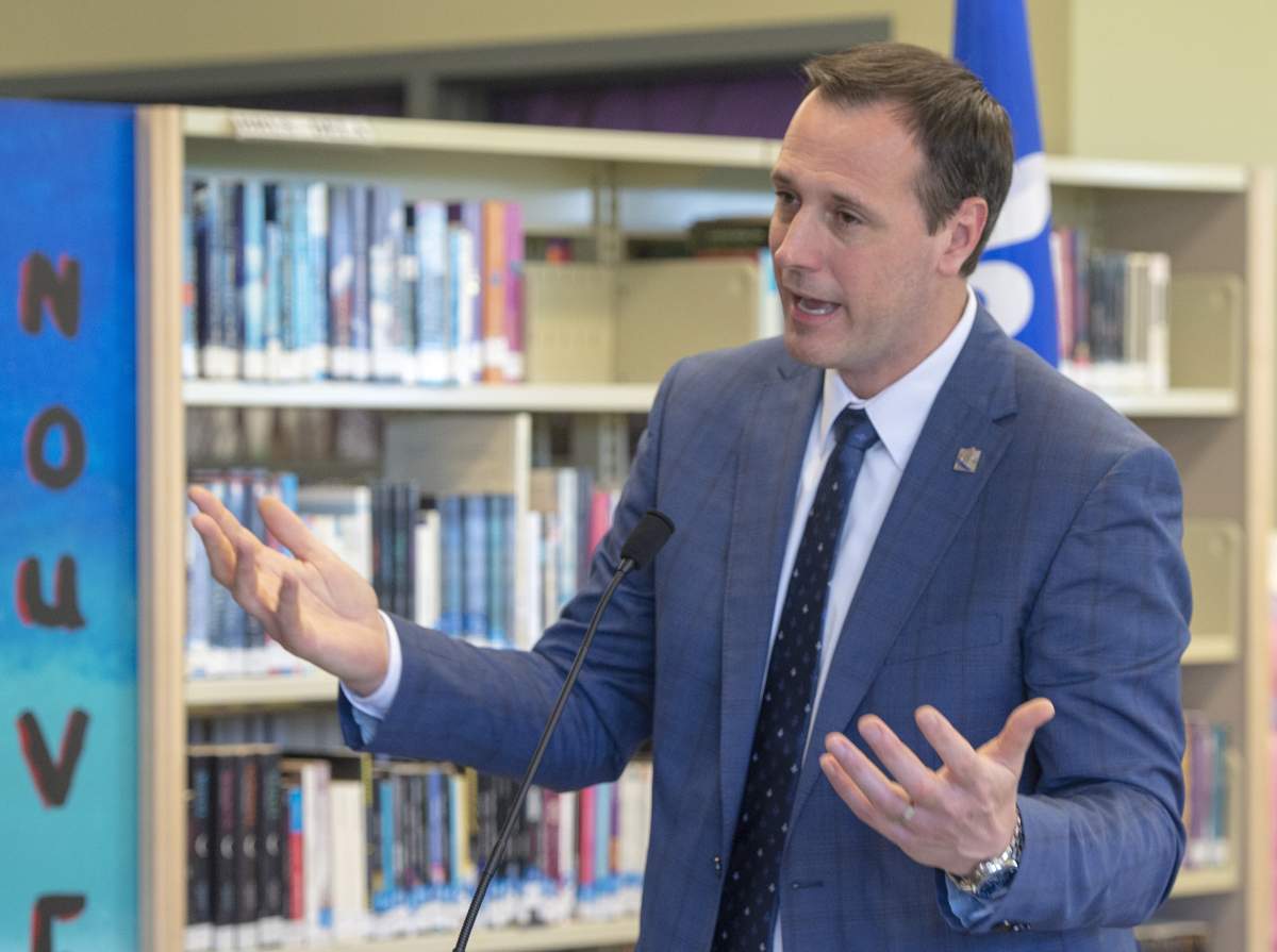Quebec Education Minister Jean-François Roberge says he will protect the English-speaking community's rights.