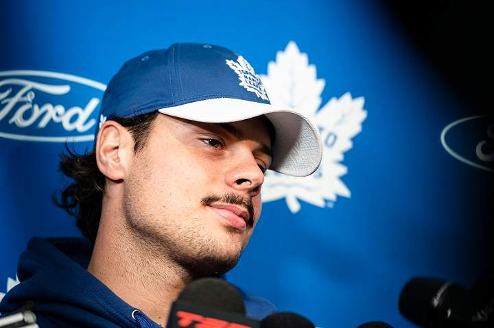 Toronto Maple Leafs say they are aware of complaints of disturbing the peace against captain Auston Matthews.
