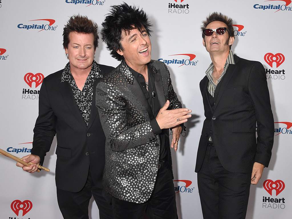 Green Day at the 2019 iHeartRadio Music Festival held at the T-Mobile Arena on Sept. 20, 2019, in Las Vegas, Nev.