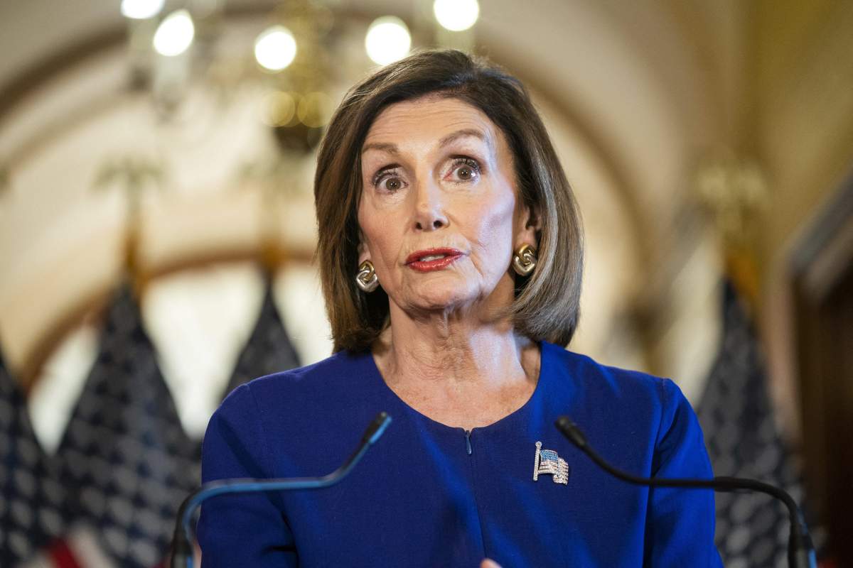 Democratic Speaker of the House from California Nancy Pelosi announces the House will begin a formal impeachment inquiry into U.S. President Donald Trump in the U.S. Capitol in Washington, DC, on, Sept. 24, 2019.