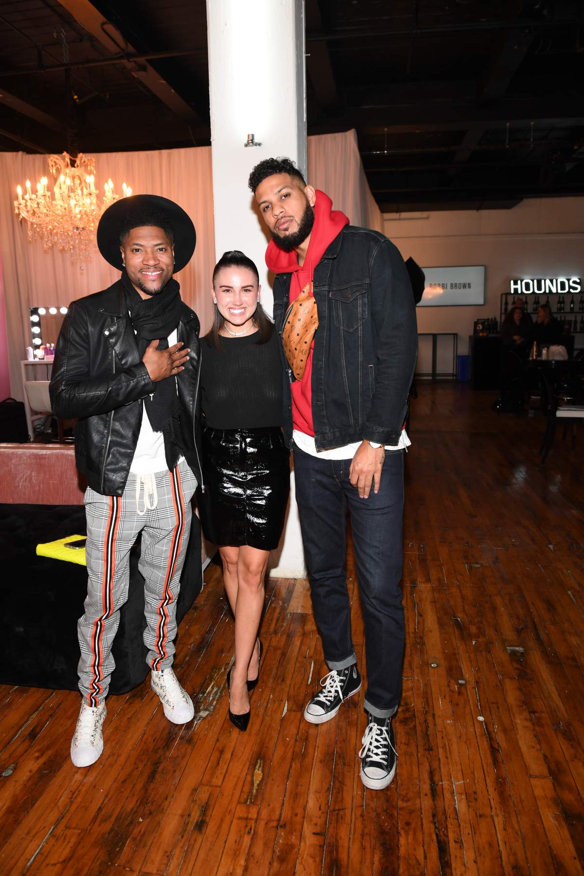 London Brown, Alicia Jocipovic and Sarunas Jackson at the IT House. Photo credit: Sonia Recchia / NKPR