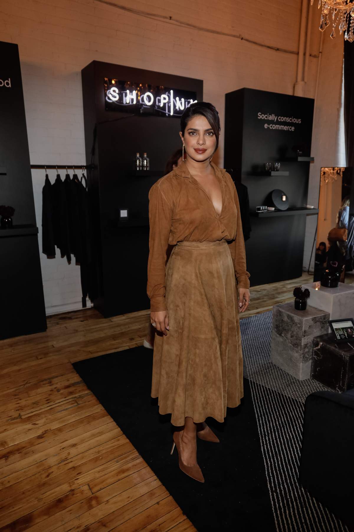 Priyanka Chopra at ShopNK. Photo credit: Sonia Recchia / NKPR