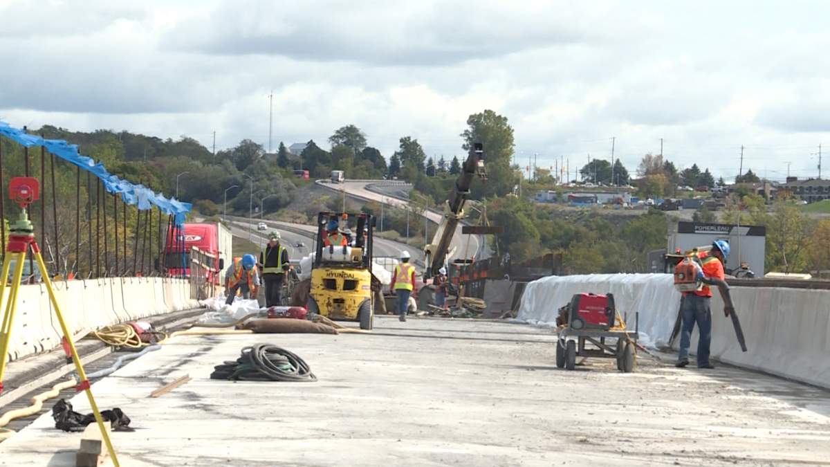 Construction work on the bridge began back in 2017 and was initially planned to be completed by the spring of 2020.