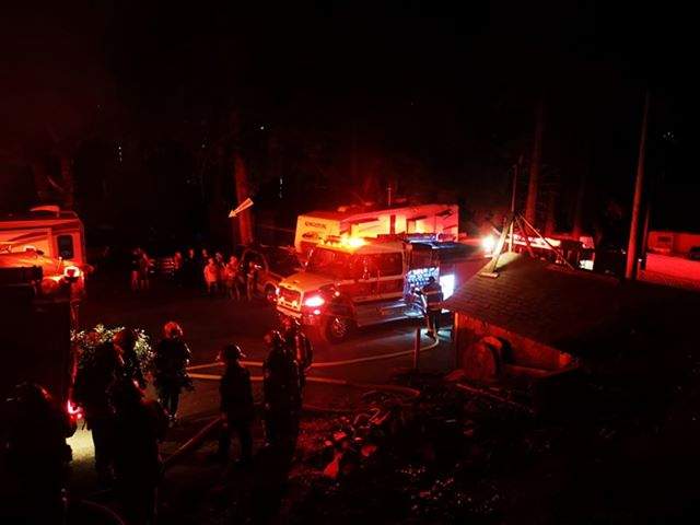 Fire destroys mobile home in Lake Country - image