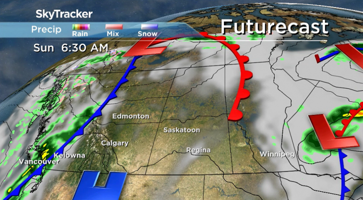 A warm front ushers in a fantastic final day of summer across Saskatchewan.