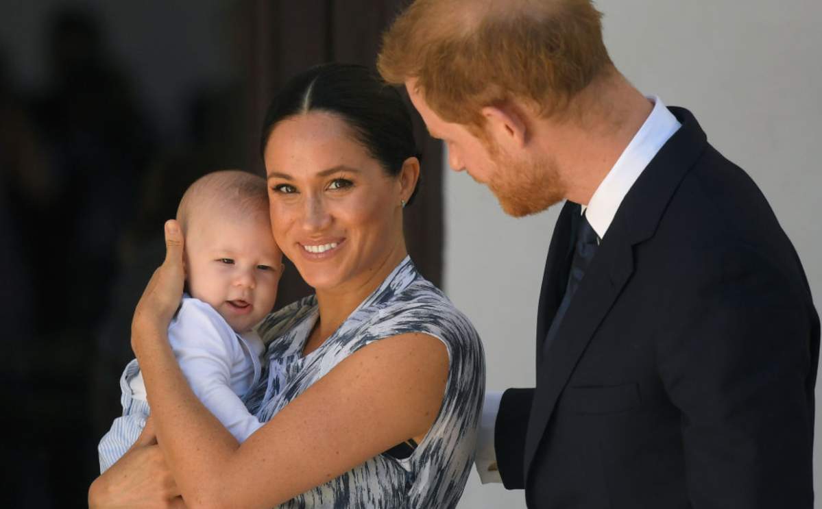 Archie Harrison pictured with his parents Prince Harry and Meghan Markle in this file photo.