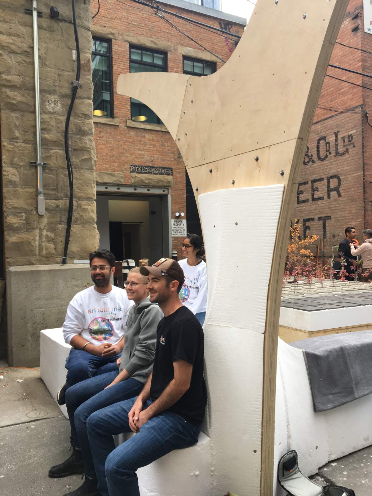 One of the new features transforming downtown alleyways