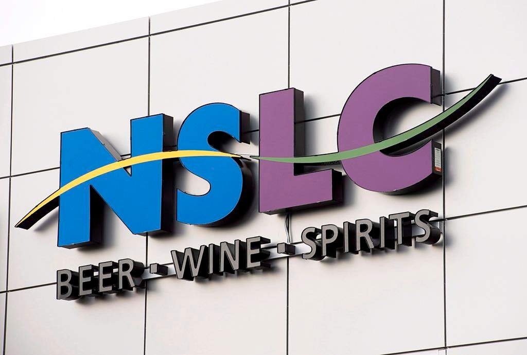The logo of the Nova Scotia Liquor Commission is seen in Halifax in 2013.