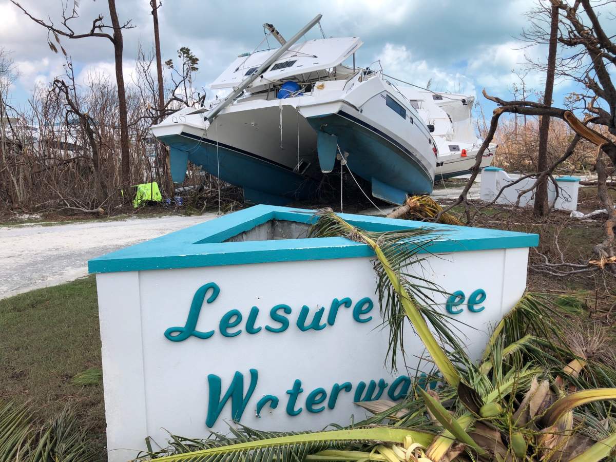 Marsh Harbour in the wake of Hurricane Dorian.