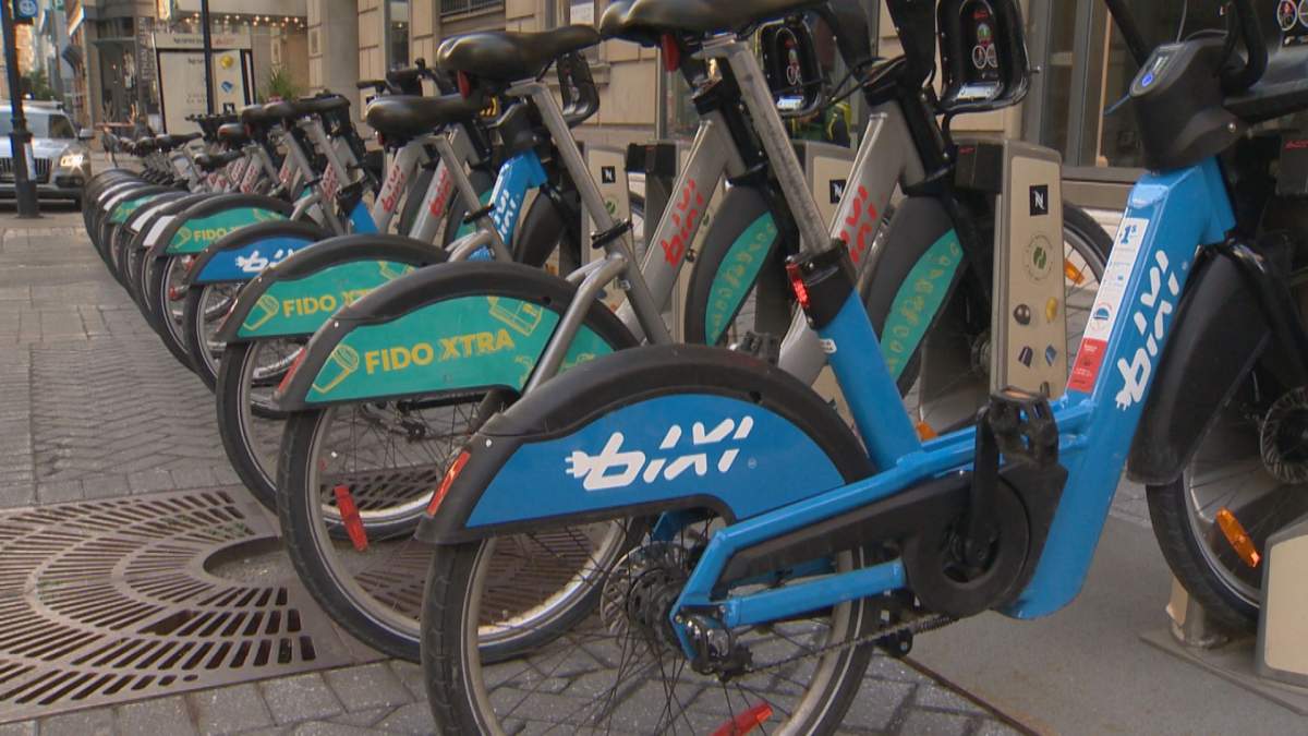 Montreal bike sharing service Bixi is back on the road one week ahead of schedule. .