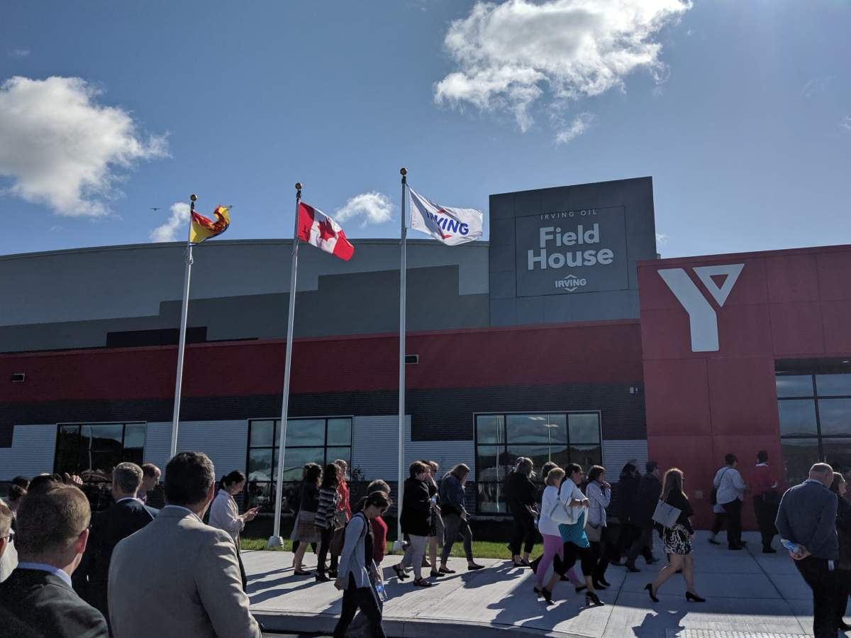 The name for the new Saint John field house has been revealed. The facility will be known as the Irving Oil Field House. 
