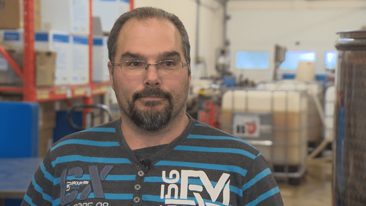 Eric Noel, the cider and winemaker for Belliveau Orchard, says working with apples that aren’t fully ripe will have a learning curve to it
