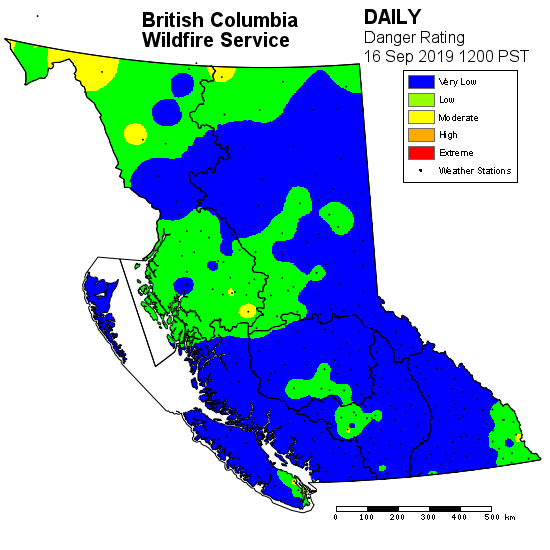 Open burn ban lifted for Coastal Fire Centre as cool weather persists - image