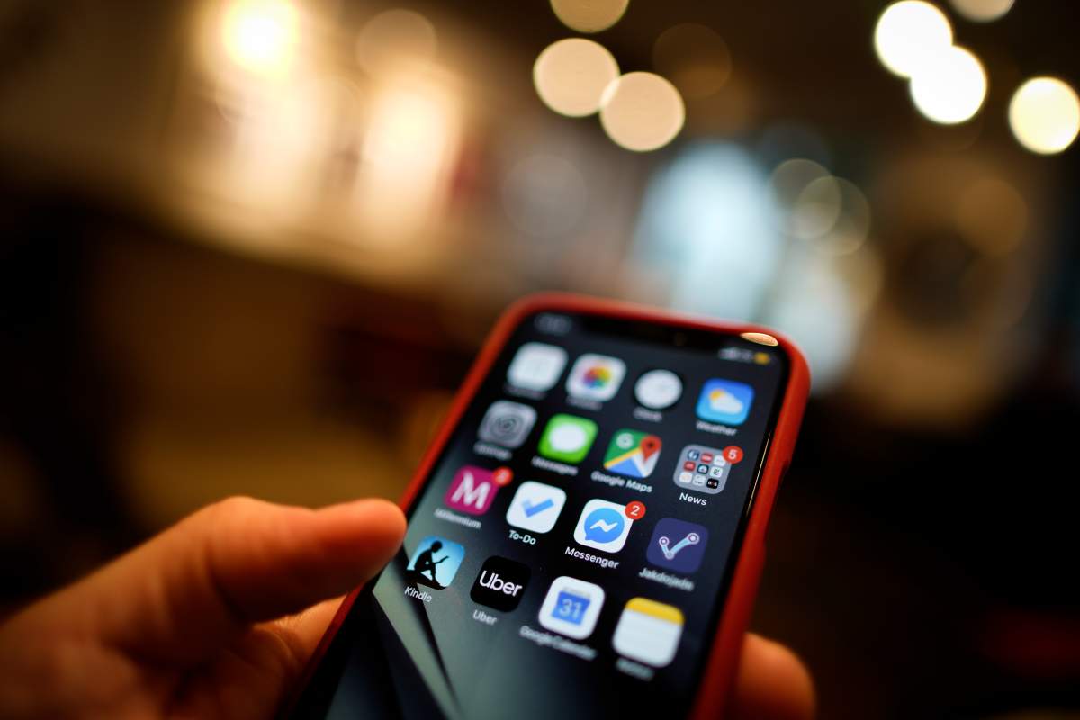 The Facebook Messenger application is seen on an iPhone in this photo illustration in Warsaw, Poland on February 11, 2019.