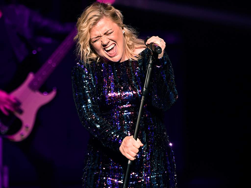 Kelly Clarkson performs at the Sands Cares Inspire 2019 charity concert benefiting local non-profit organizations at The Venetian Las Vegas on May 24, 2019 in Las Vegas, Nev.