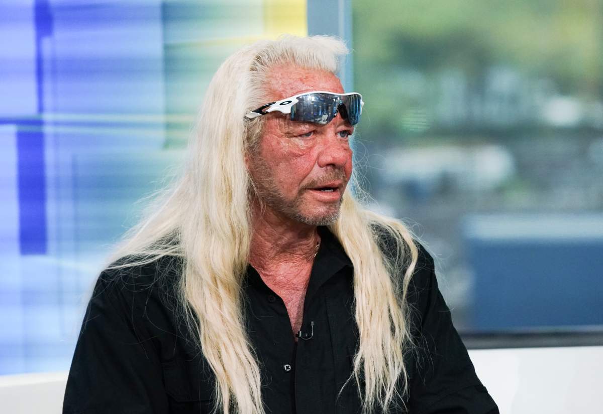 TV personality Duane Chapman aka Dog the Bounty Hunter visits 'Fox & Friends' at Fox Studios on Aug. 28, 2019 in New York City.