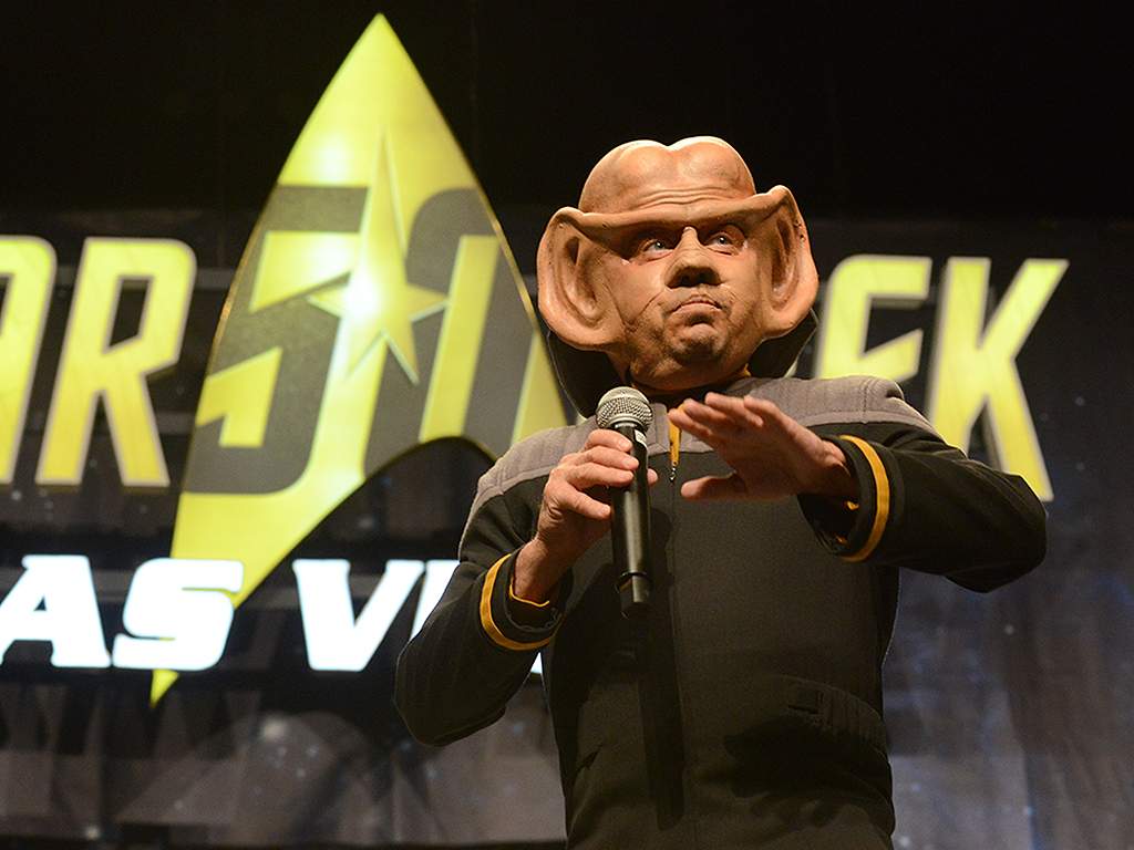 Aron Eisenberg on Day 2 of Creation Entertainment's Official Star Trek 50th Anniversary Convention at the Rio Hotel & Casino on Aug. 4, 2016 in Las Vegas, Nev.