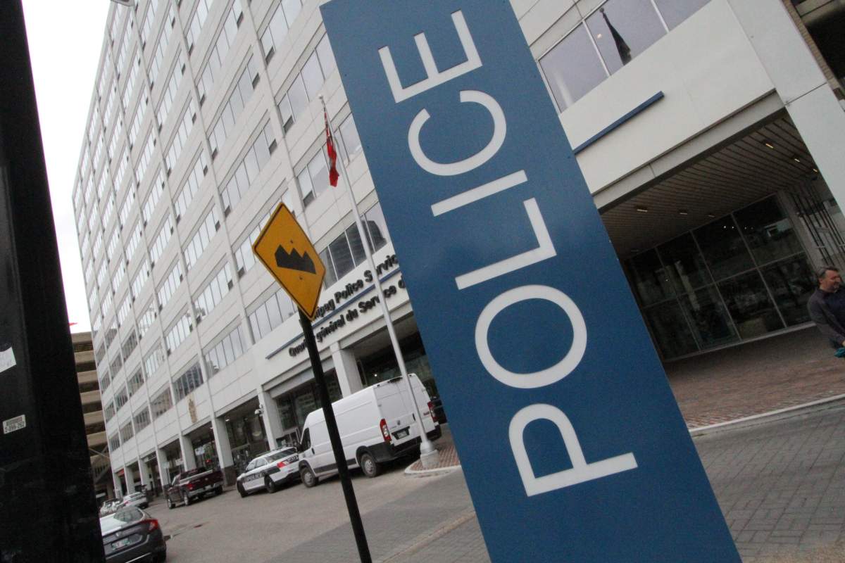 Police headquarters in downtown Winnipeg.