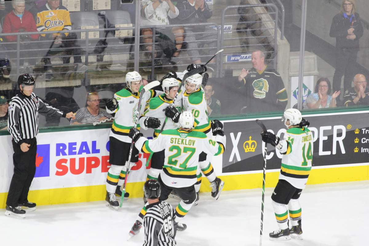 Three assists from Luke Evangelista lead the London Knights to first win of the year - image