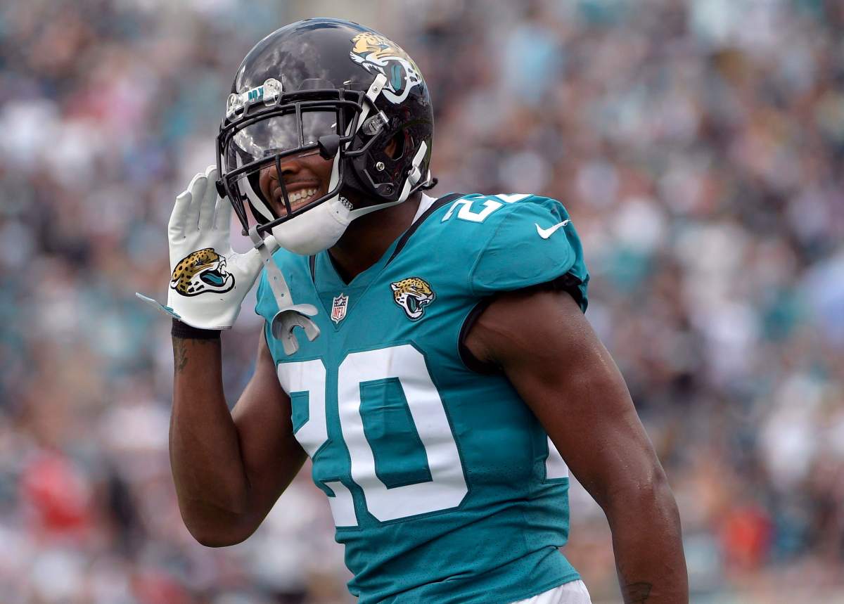 Jacksonville Jaguars cornerback Jalen Ramsey (20) has reportedly asked to be traded.