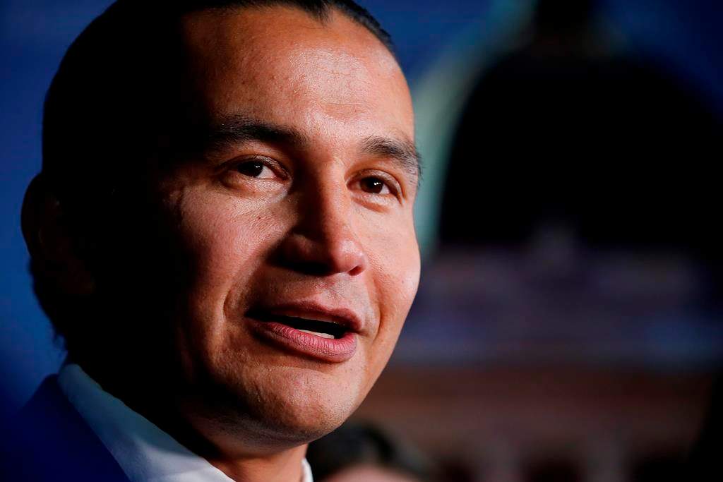 NDP leader Wab Kinew said Monday the NDP are the only party that can prevent a second Tory term.