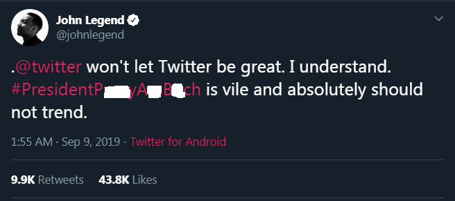 John Legend / Twitter