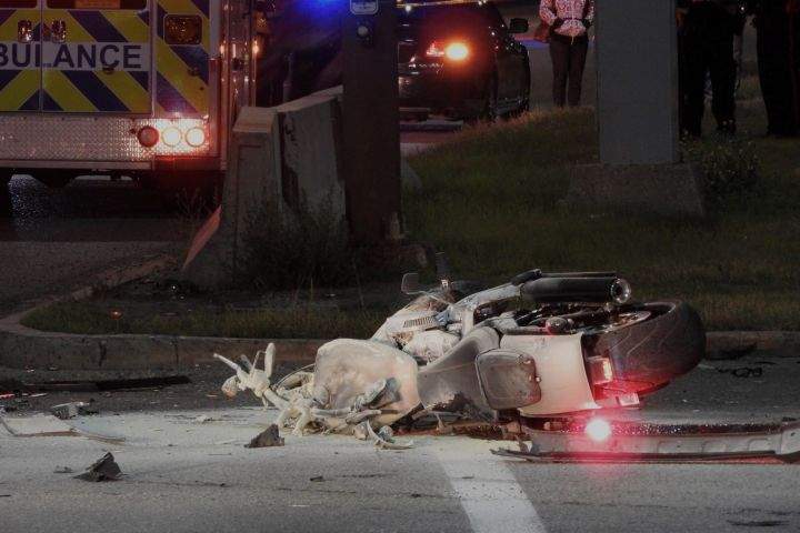Police said they were called to a crash at Peigan Trail and 36 Street S.E. at about 8:30 p.m. on Monday night.