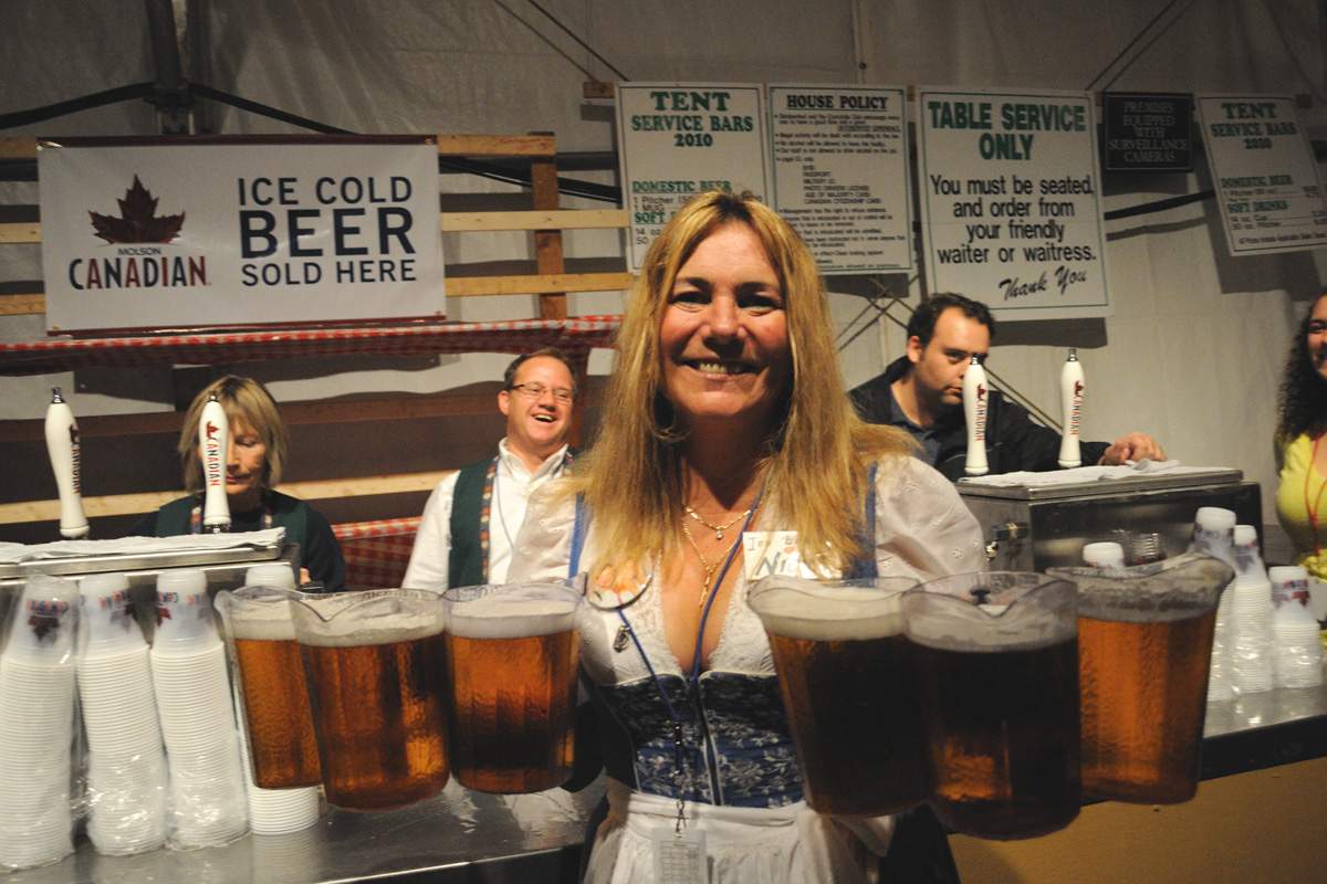 Oktoberfest at the Concordia Club in Wateroo, Ontario, Canada. 
