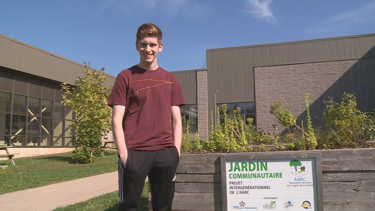 Pascal Morimanno an École Sainte-Anne student.