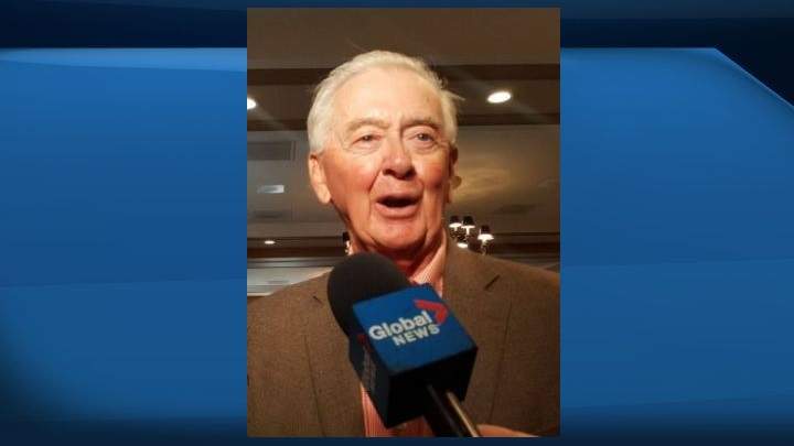 Preston Manning speaks at Canadian Club of Calgary on Sept. 25, 2019.