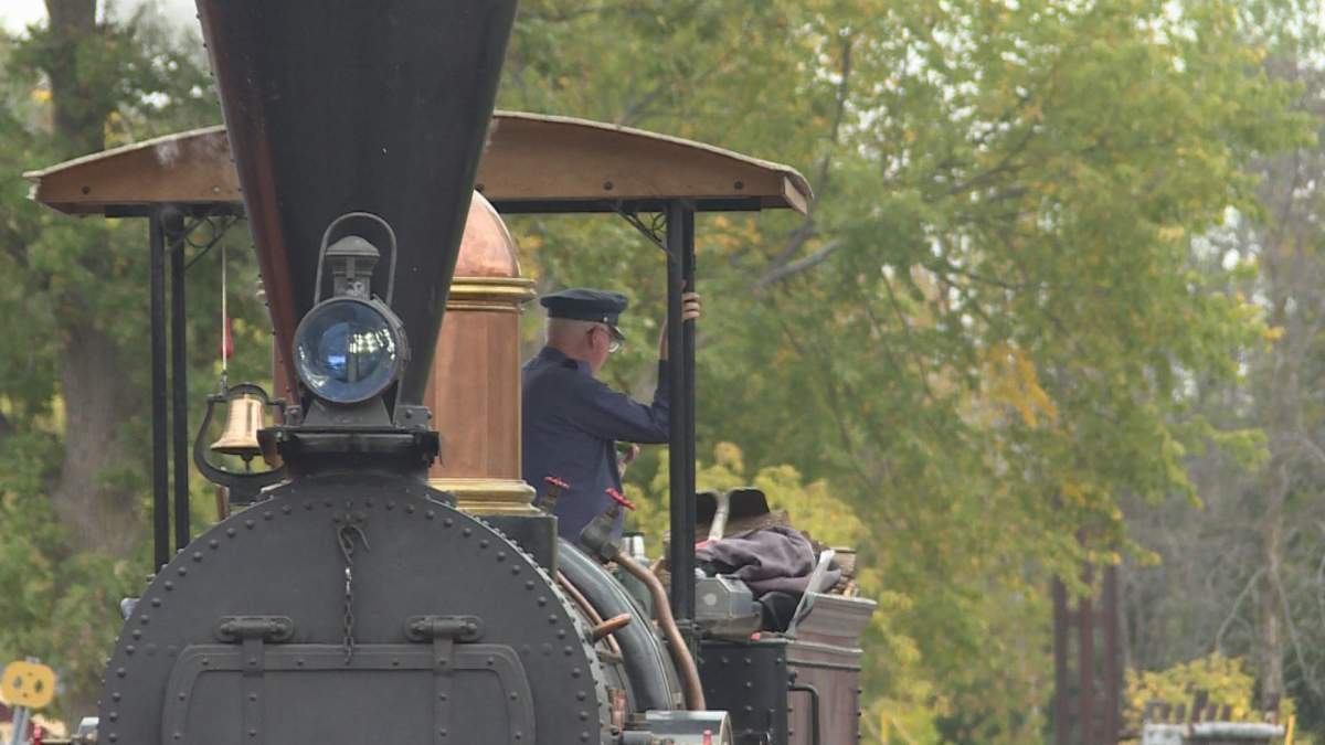The 1850 replica locomotive was out of commission for more than a year, as it underwent major restoration.