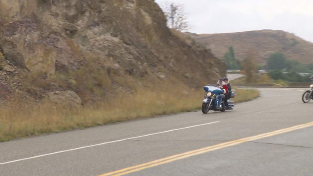 Rod Mallett, dressed as Santa, leads the annual Santas Anonymous Toy  Run.