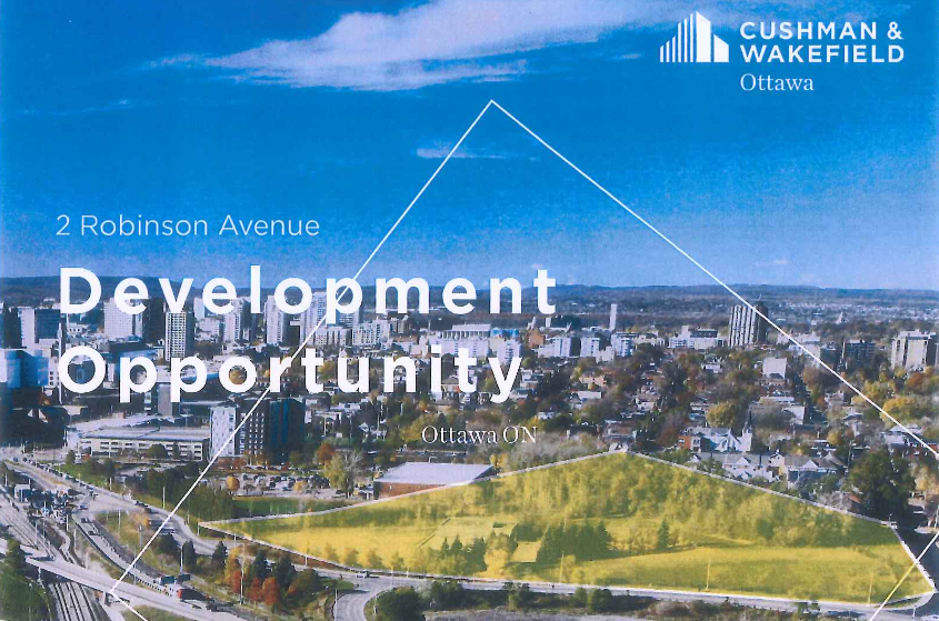 An advertisement for an Ottawa property seized from the Iranian regime to compensate victims of Iranian-sponsored terrorism.