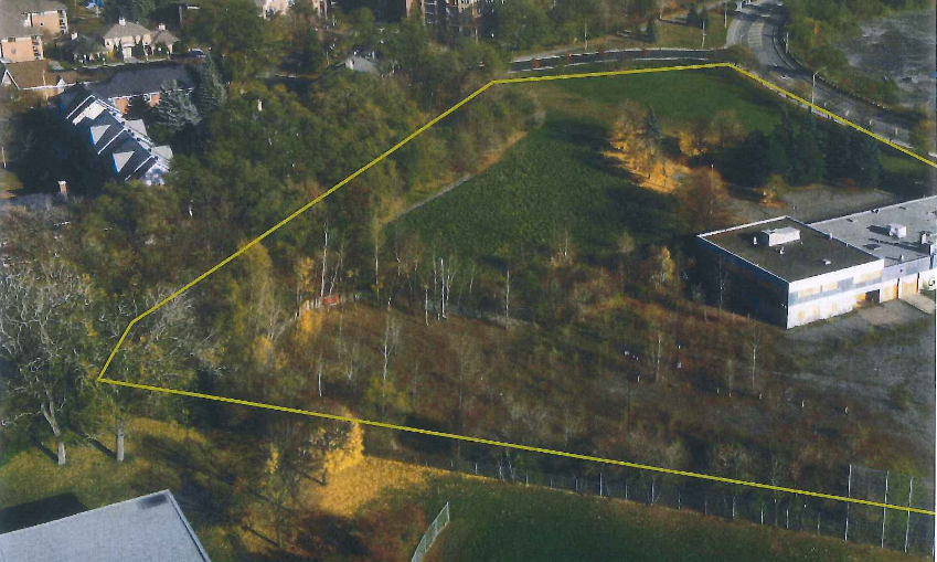 A photo from a brochure advertising the sale of an Iranian regime property in Ottawa. It was sold in March to a Montreal developer.