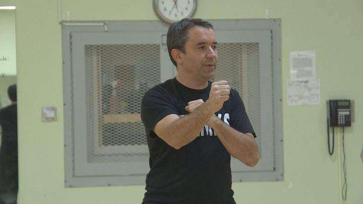 Eric James teaches martial arts in Regina and wanted to contribute to women and the at-risk population in Regina by teaching the self-defense class.