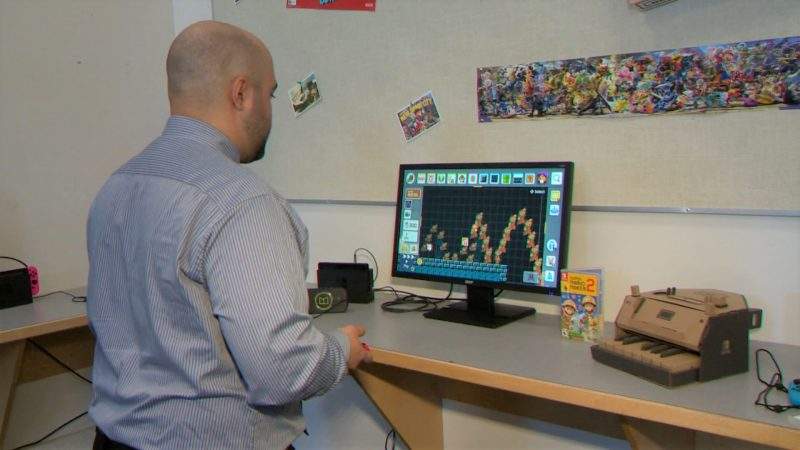 Teacher Joe Rino came up with the idea after digging through some of his old classroom notes from a History of Video Games class in university.