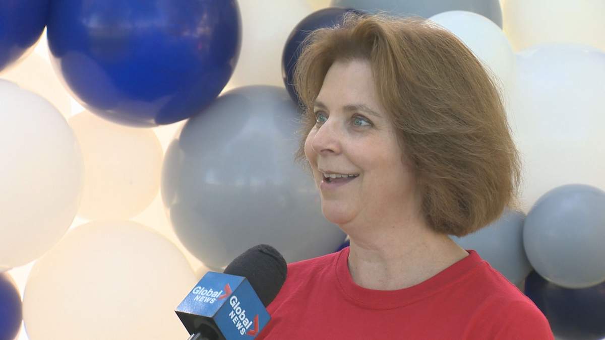 Jade Gritzfield tells Global News her cancer story. She was diagnosed with breast cancer in 2004.