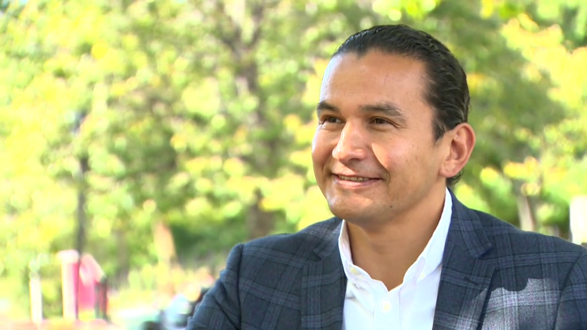 NDP leader Wab Kinew is vowing to keep the provincia's main health lab public if his party forms the next government.