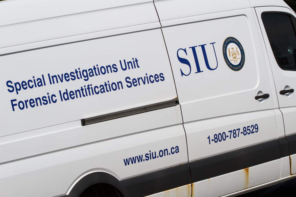 Special Investigations Unit cruiser.  