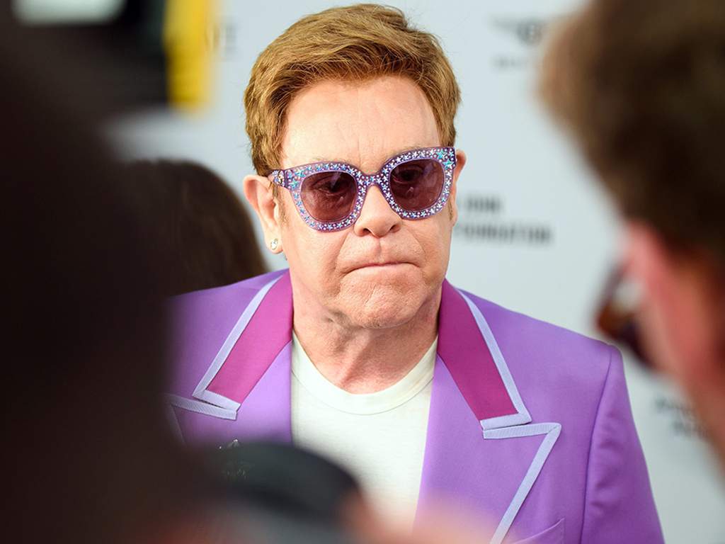 Elton John attending the Elton John AIDS Foundation Midsummer Party at Jean Pigozzi’s Villa Dorane in, Antibes, France.