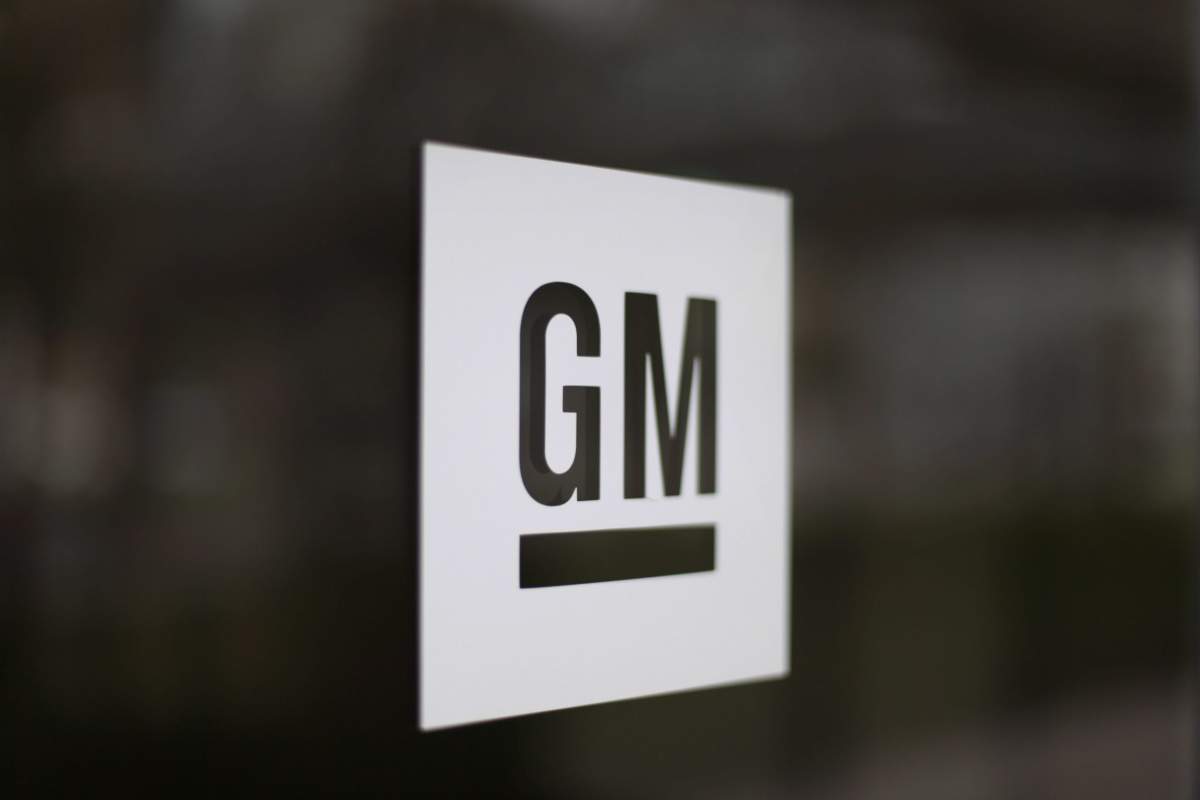 This May 16, 2014, file photo, shows the General Motors logo at the company's world headquarters in Detroit.