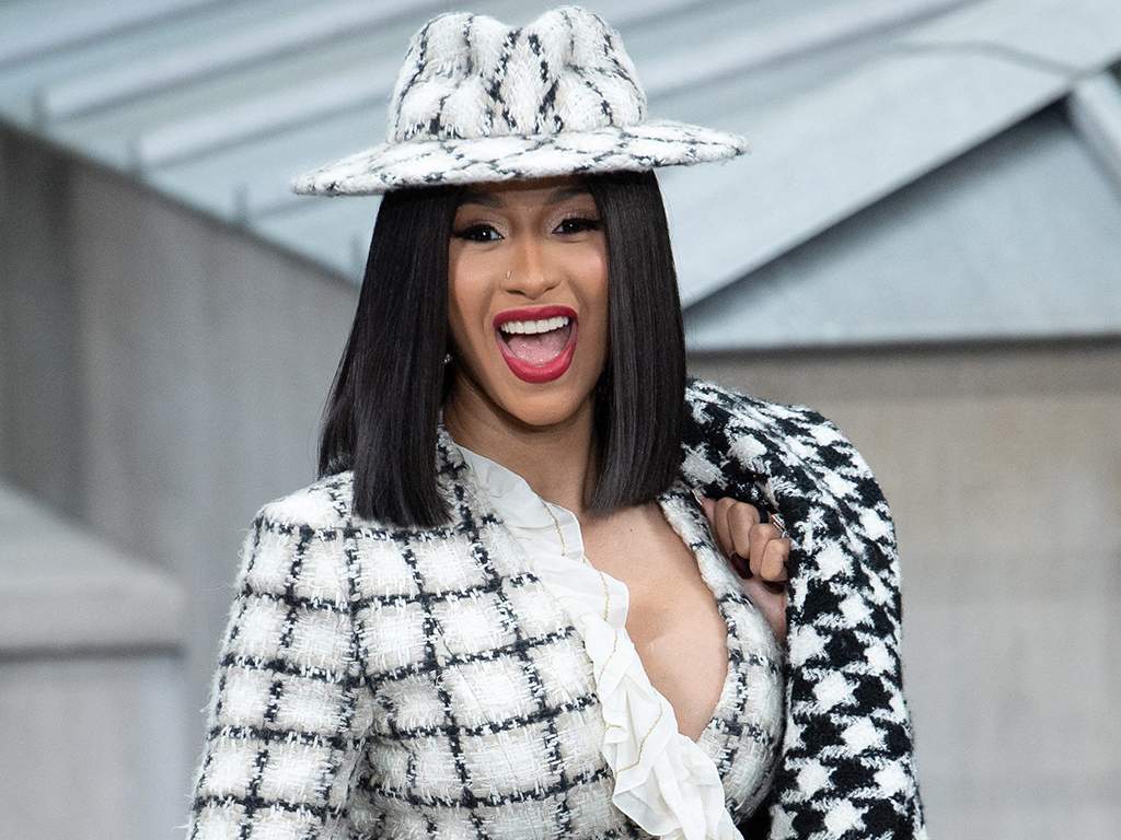 Cardi B attending the Chanel Womenswear Spring/Summer 2020 show as part of Paris Fashion Week in Paris, France on Oct. 1, 2019.