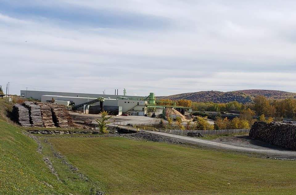 The sawmill in Baker Brook, N.B.