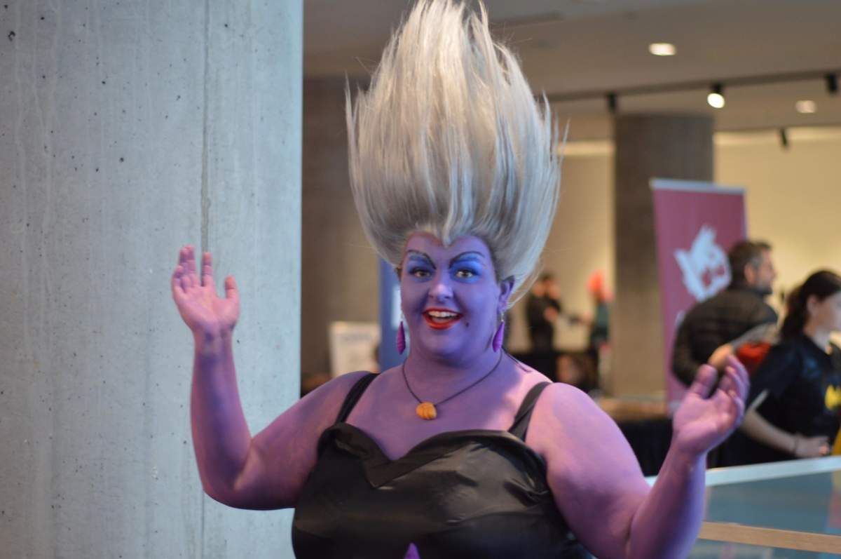 Ursula from Disney’s The Little Mermaid at Hal-Con on Oct. 26, 2019.