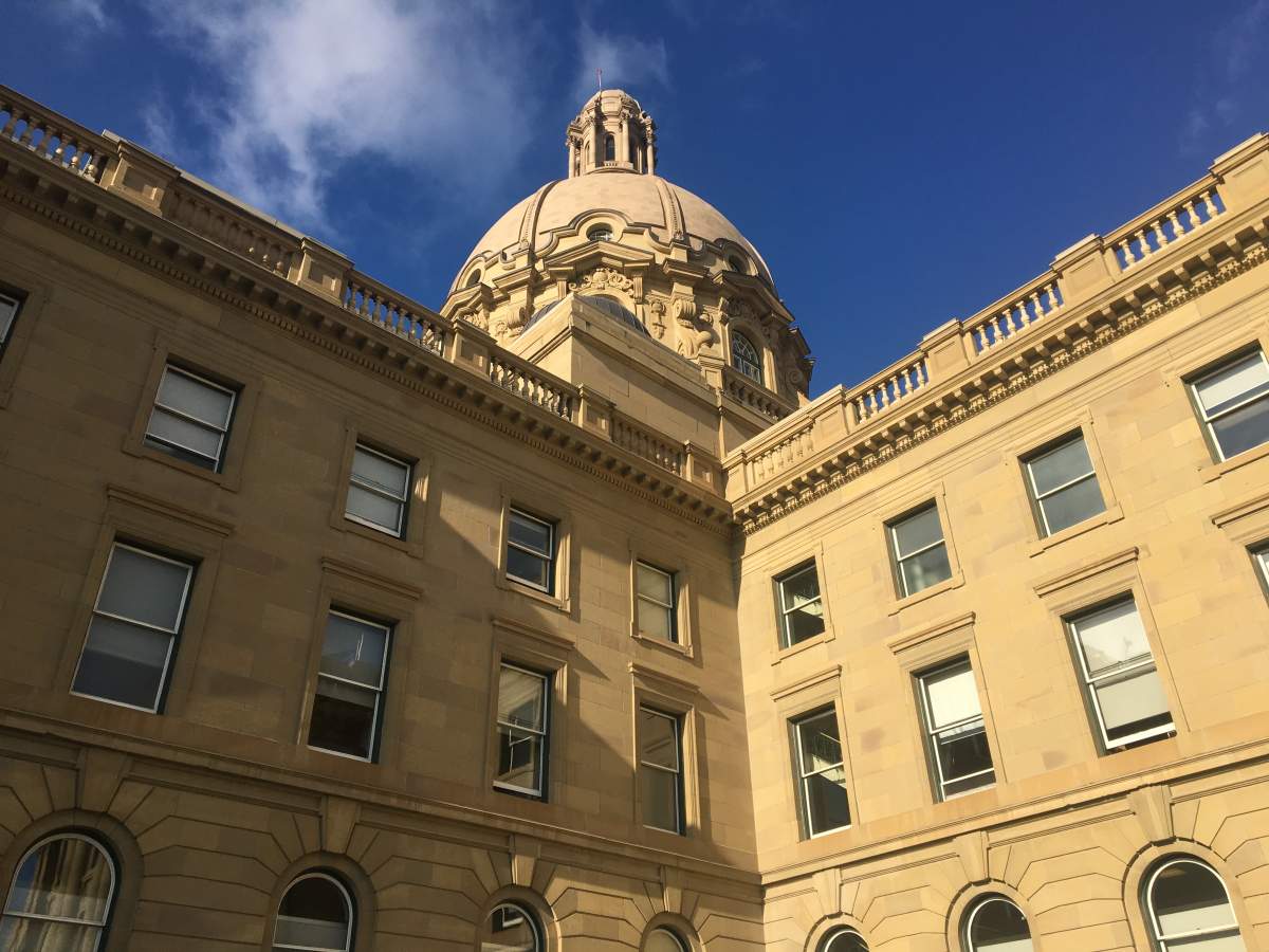 The Alberta legislature pictured in Edmonton Wednesday, Oct. 23, 2019.