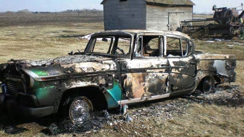 Police say suspects broke into a locked barn in April 2012 near Spruce Grove, Alta., and took a restored 1925 Ford Model T and a 1956 Studebaker.