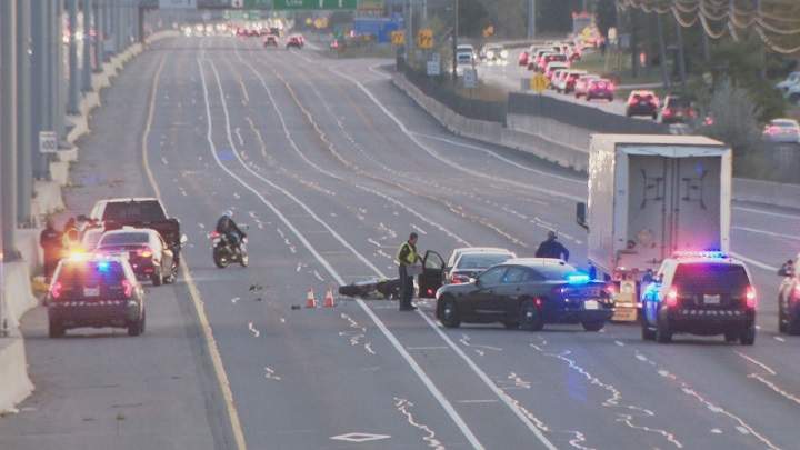 The collision happened just after 6 p.m. on Thursday.