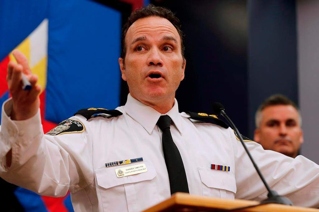 Winnipeg police chief Danny Smyth.